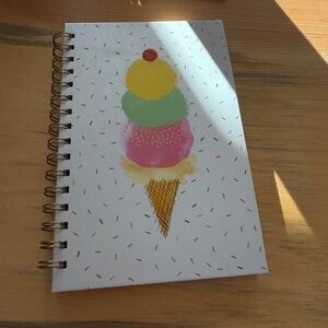 Colorful Ice Cream Spiral Notebook